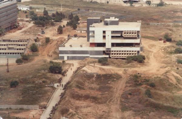 University Position front of buildings